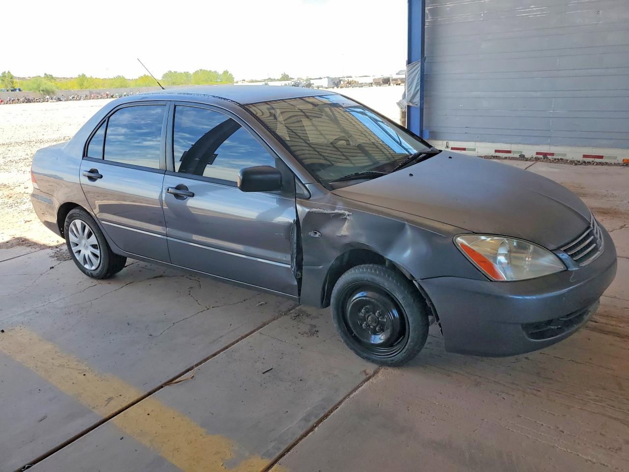 2006 Mitsubishi Lancer Es Gray vin: JA3AJ26E86U012249