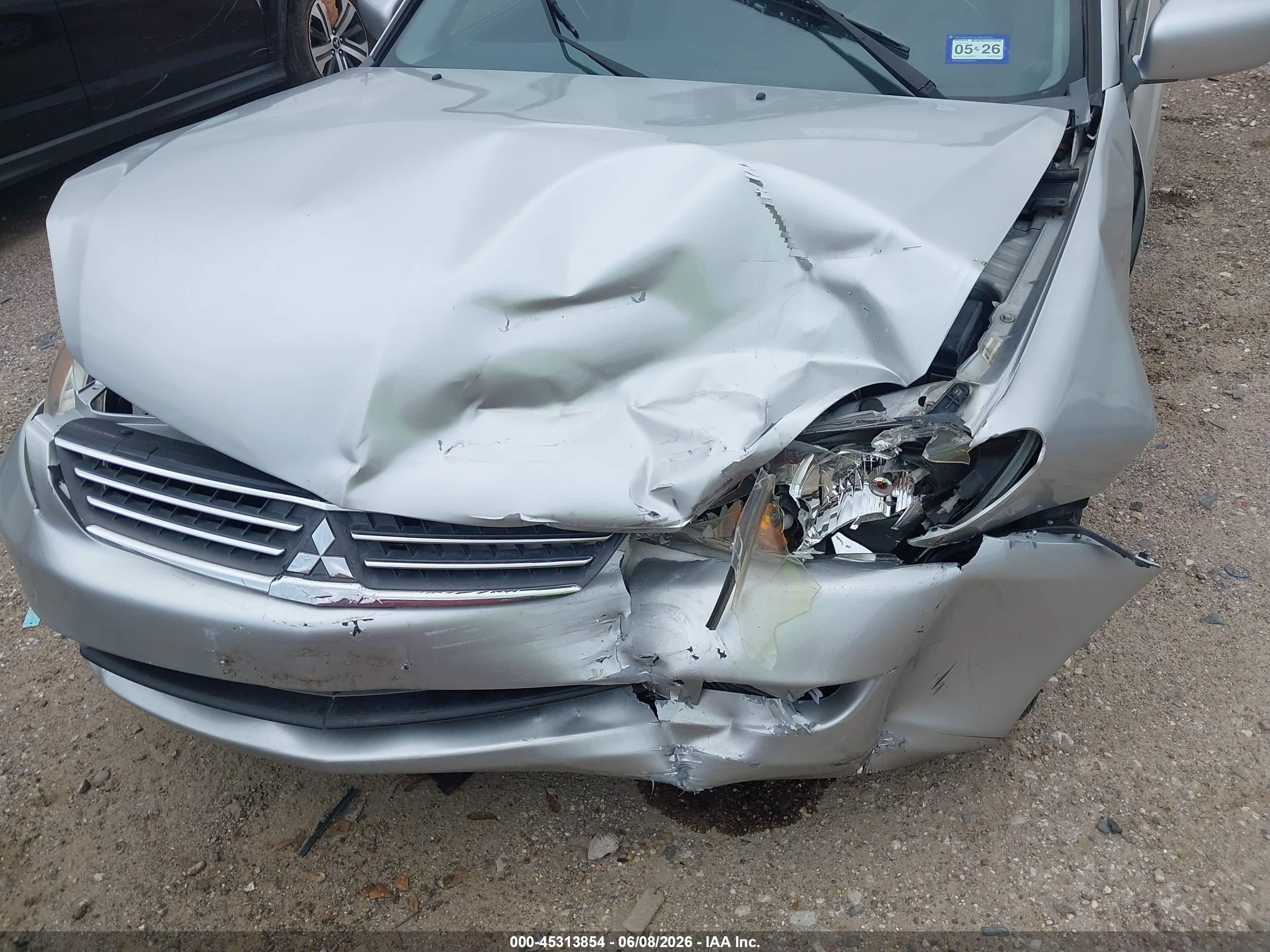 2006 Mitsubishi Lancer Es/se Серебряный vin: JA3AJ26E86U072385