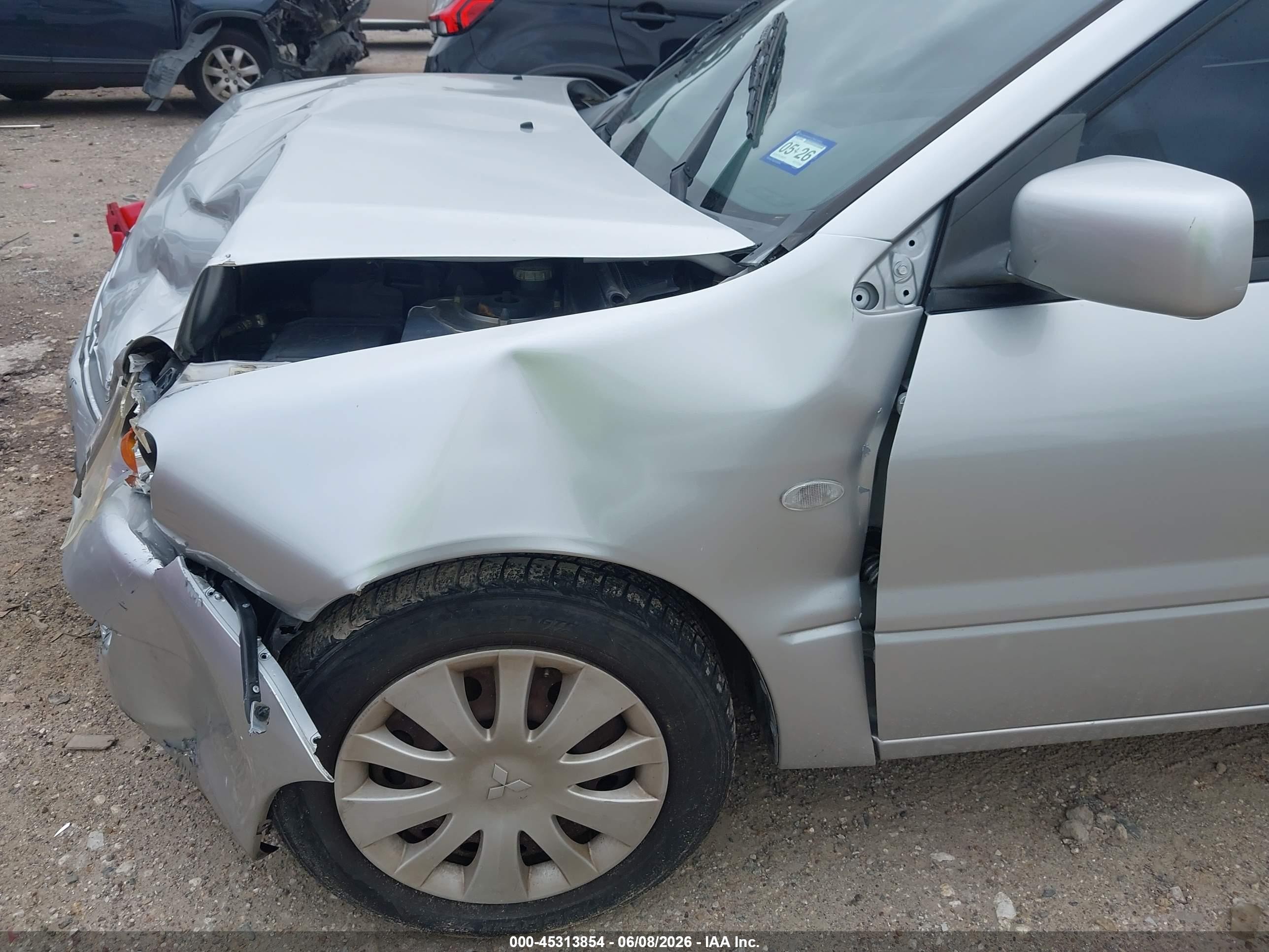 2006 Mitsubishi Lancer Es/se Серебряный vin: JA3AJ26E86U072385