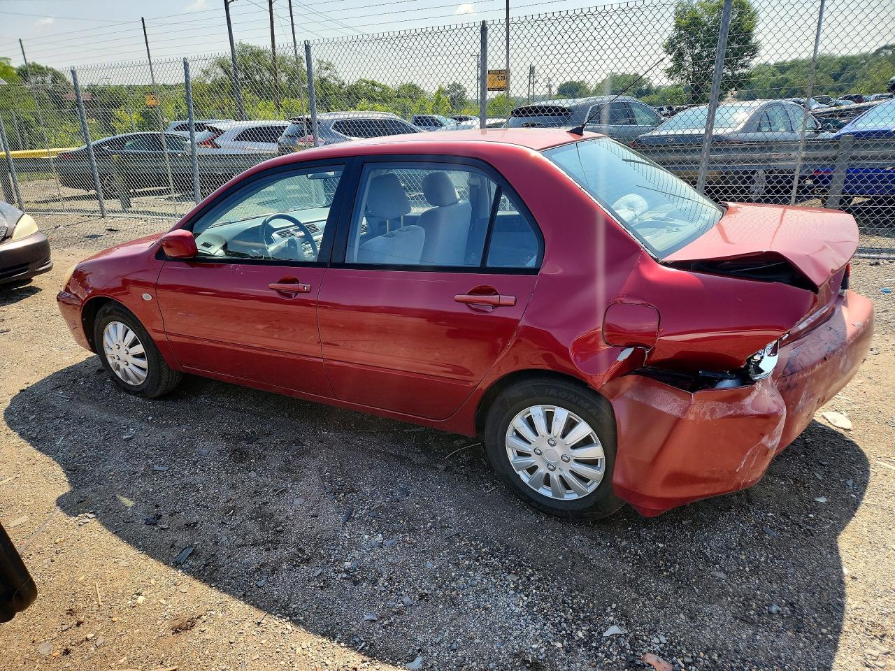 2005 Mitsubishi Lancer Es Red vin: JA3AJ26E95U004157