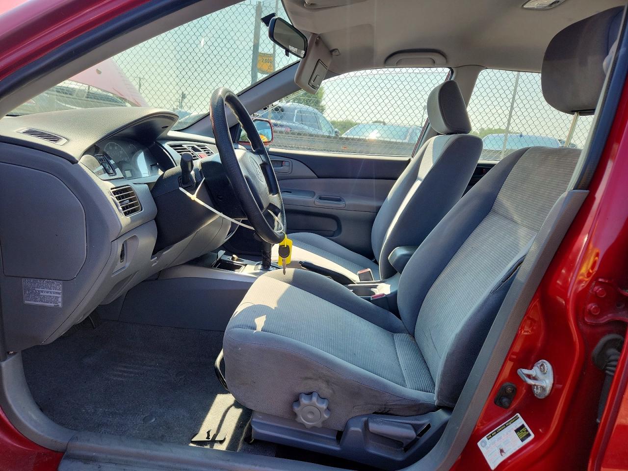 2005 Mitsubishi Lancer Es Red vin: JA3AJ26E95U004157