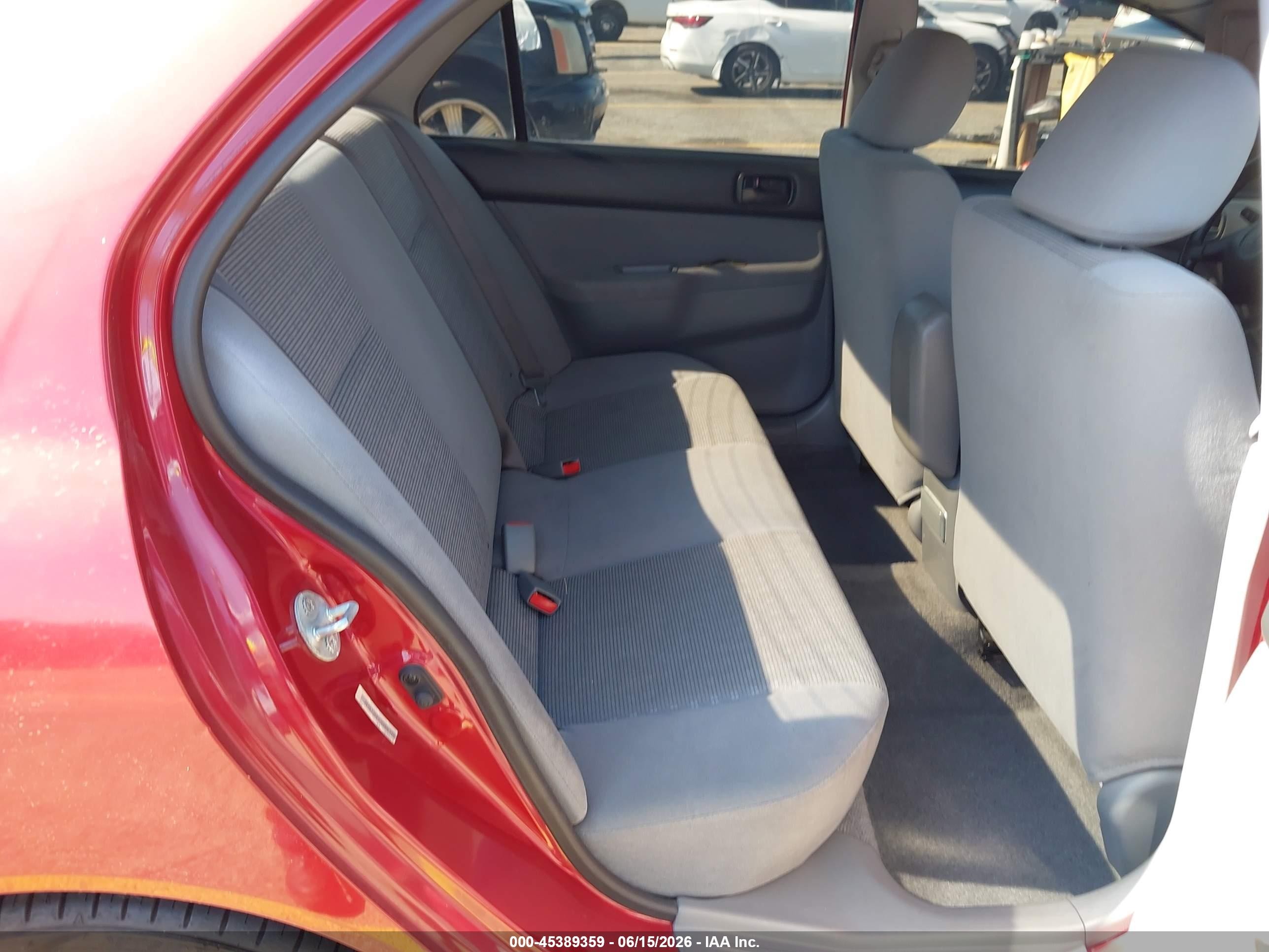 2005 Mitsubishi Lancer Es Бордовый vin: JA3AJ26E95U006510