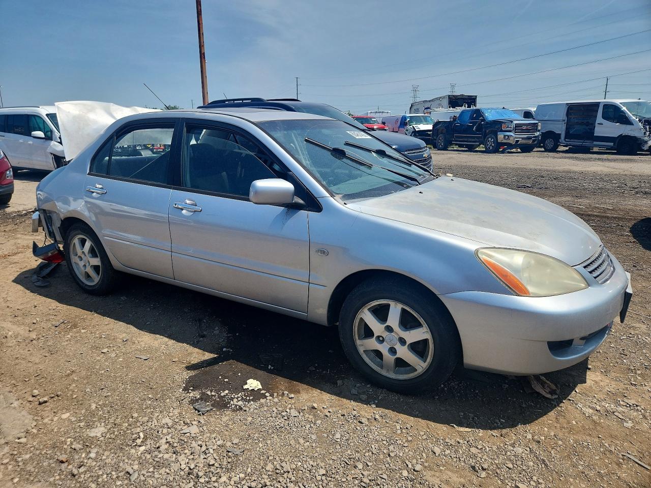 2006 Mitsubishi Lancer Es Silver vin: JA3AJ26E96U059936