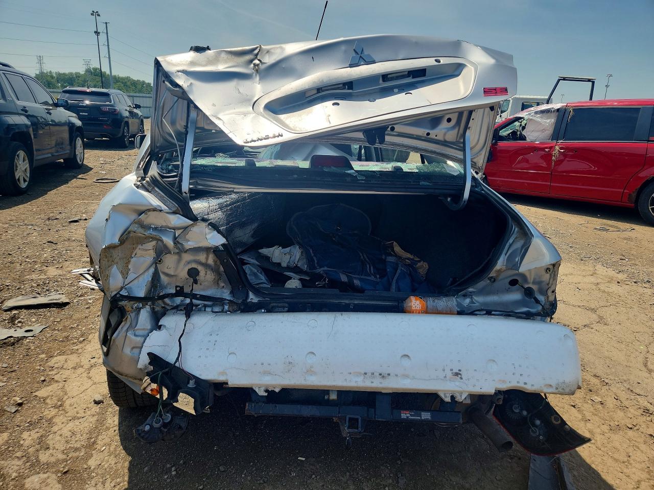 2006 Mitsubishi Lancer Es Silver vin: JA3AJ26E96U059936