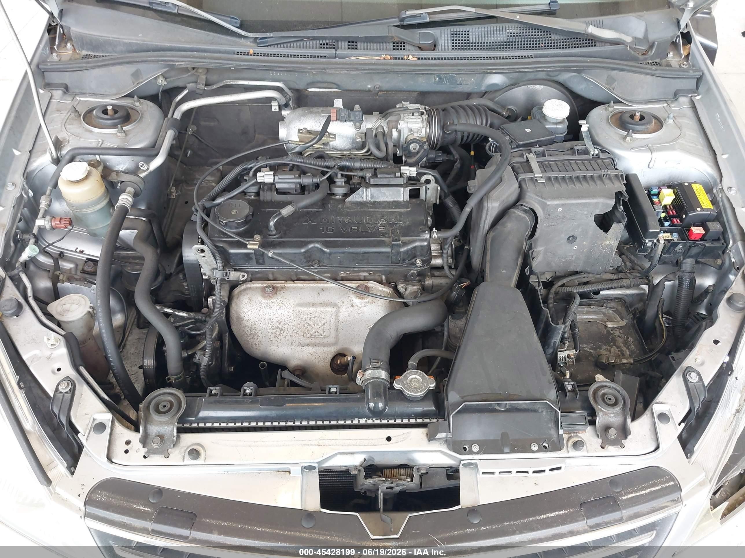 2006 Mitsubishi Lancer Es/se Silver vin: JA3AJ26E96U071035