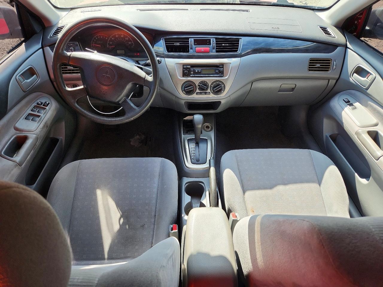 2004 Mitsubishi Lancer Es Red vin: JA3AJ26EX4U063619