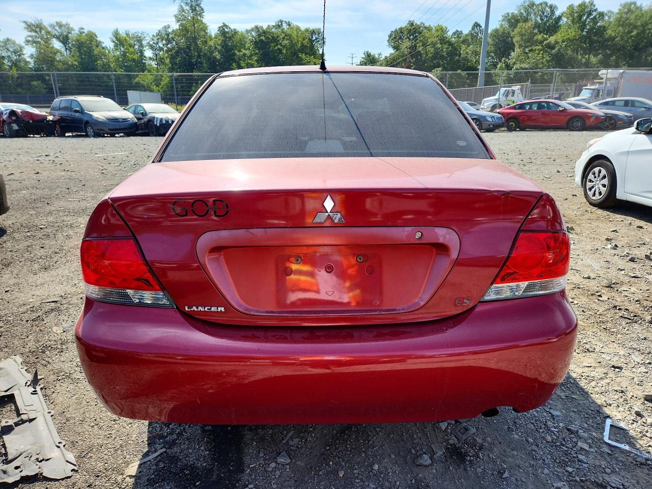 2004 Mitsubishi Lancer Es Red vin: JA3AJ26EX4U063619