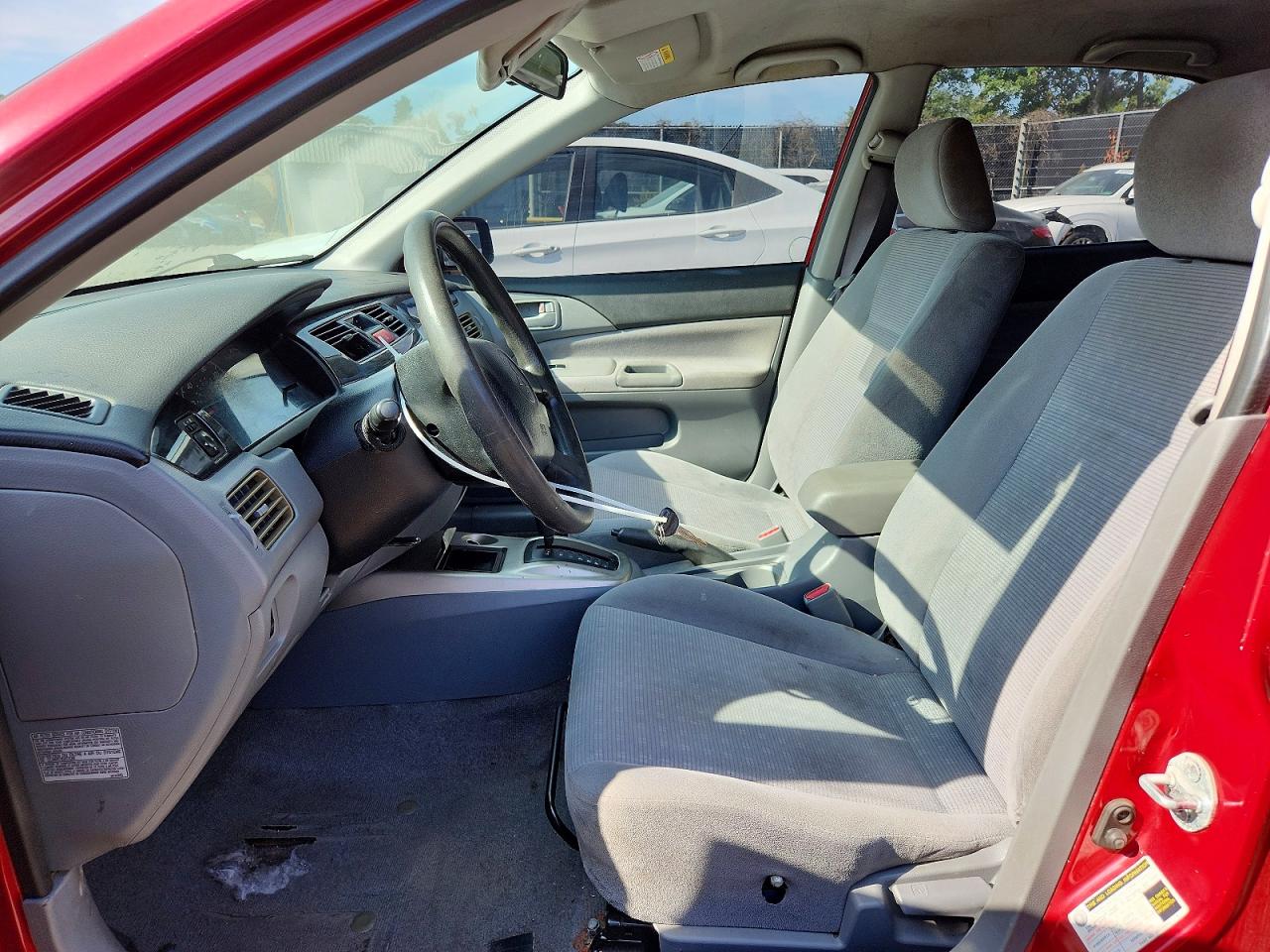 2004 Mitsubishi Lancer Es Red vin: JA3AJ26EX4U063619