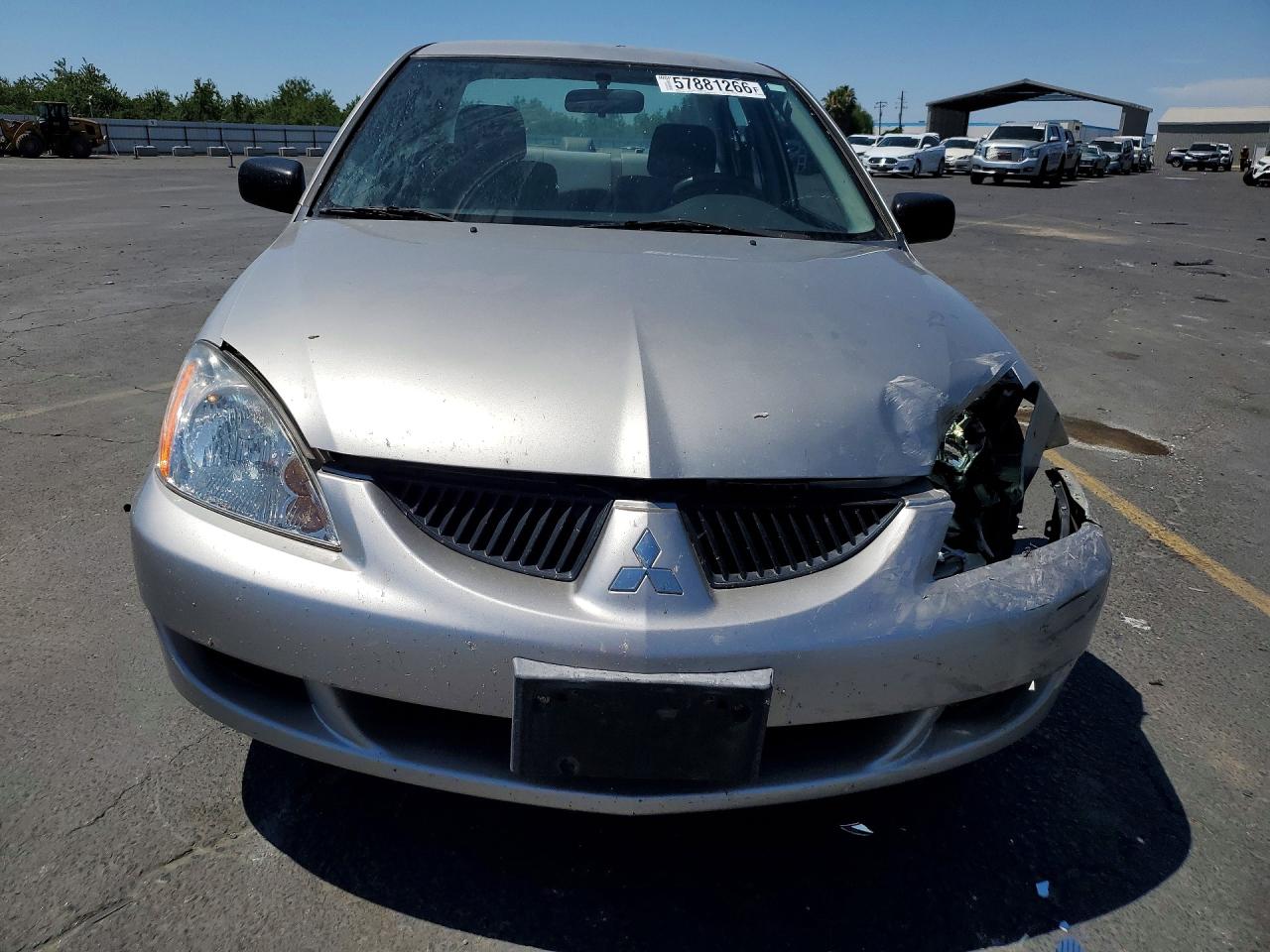 2005 Mitsubishi Lancer Es Silver vin: JA3AJ26EX5U018066