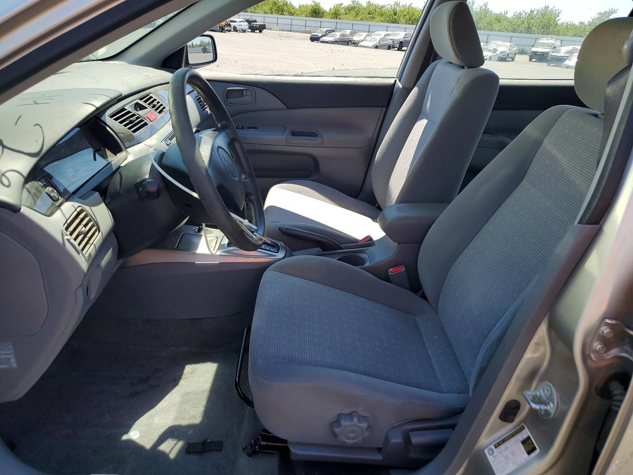 2005 Mitsubishi Lancer Es Silver vin: JA3AJ26EX5U018066