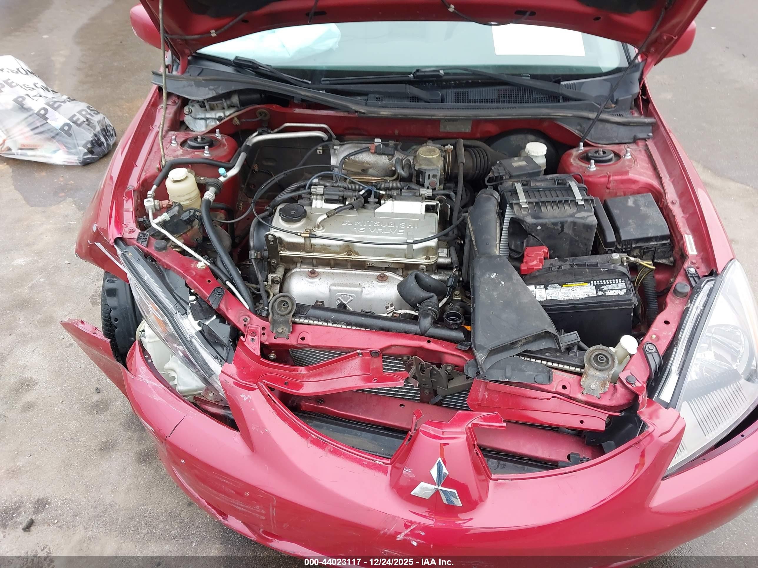 2005 Mitsubishi Lancer Es Red vin: JA3AJ26EX5U018682