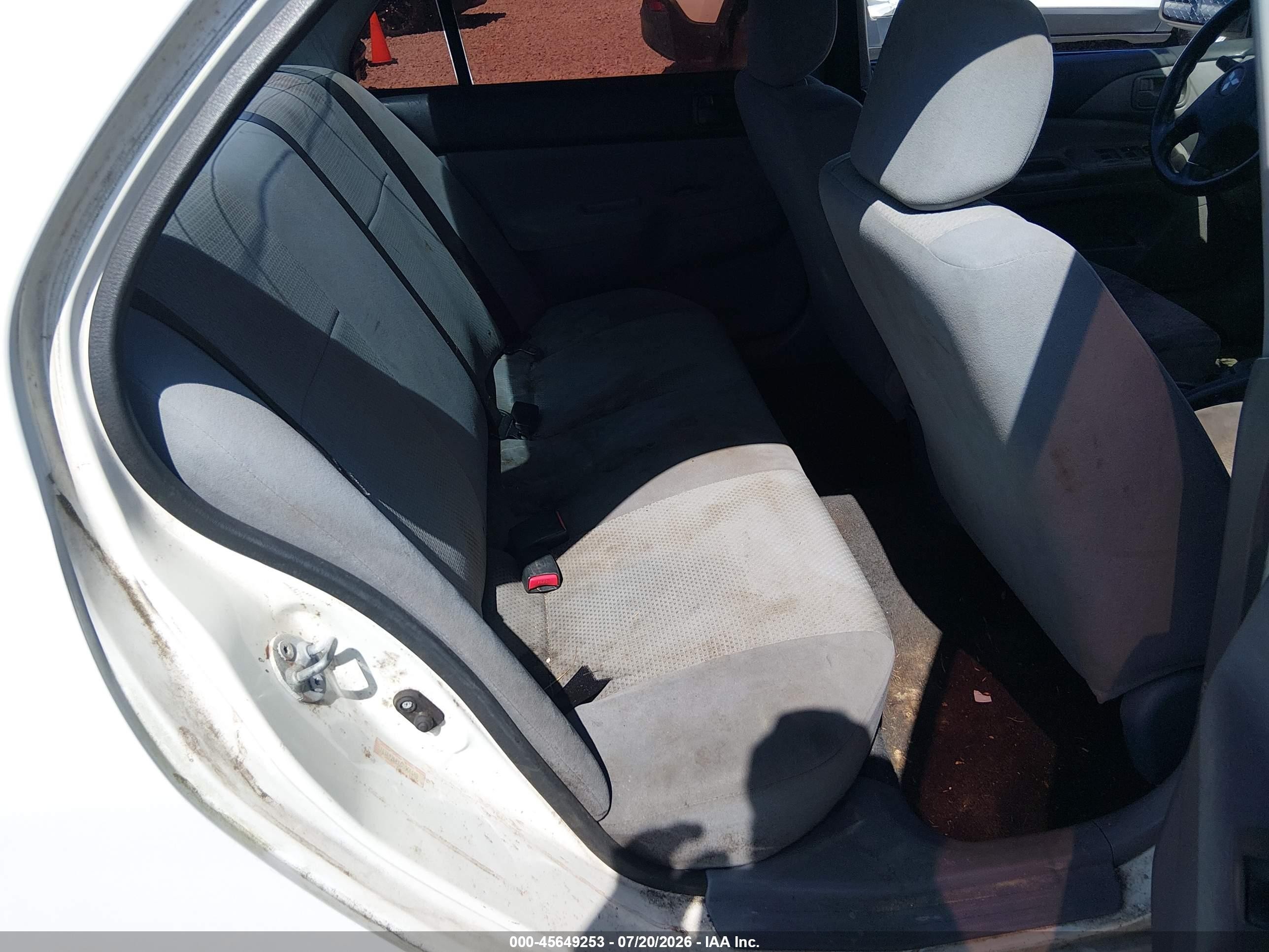 2006 Mitsubishi Lancer Es/se White vin: JA3AJ26EX6U066488