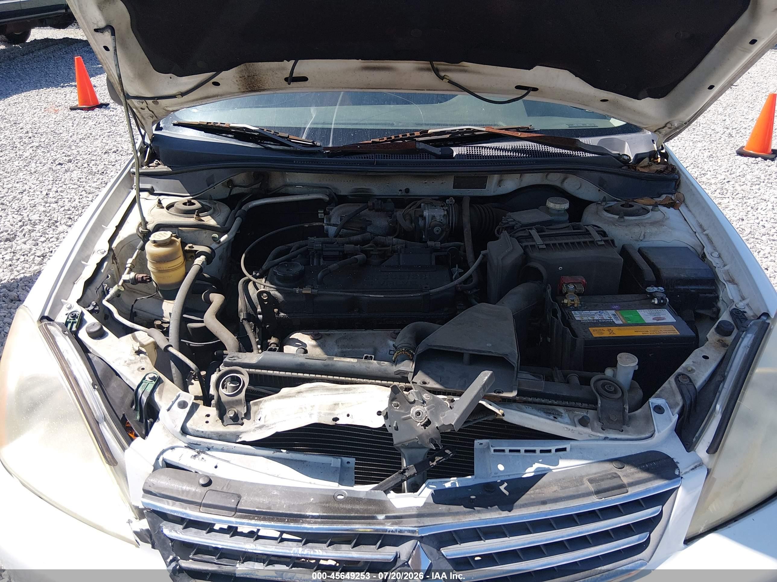 2006 Mitsubishi Lancer Es/se White vin: JA3AJ26EX6U066488