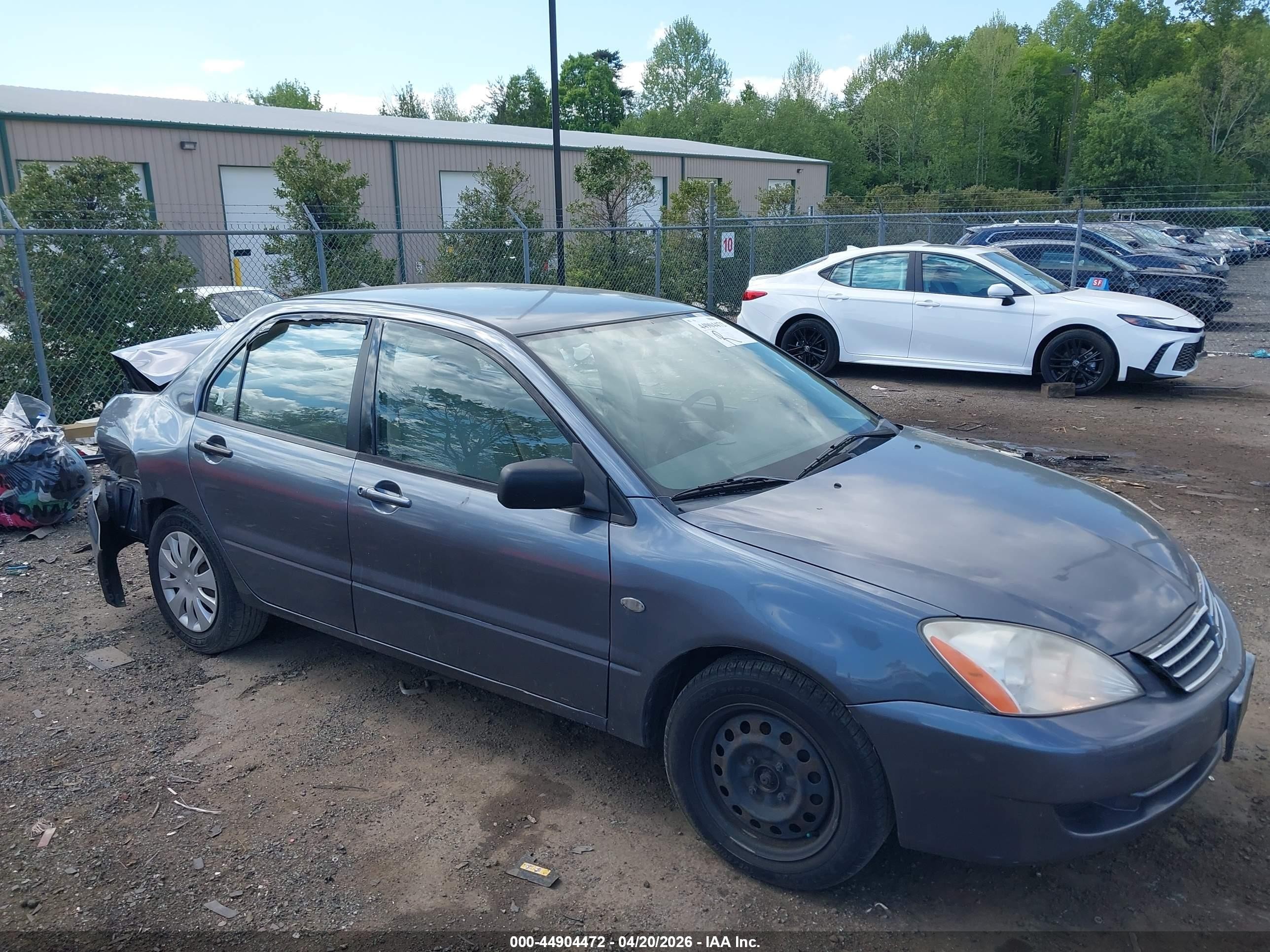 2007 Mitsubishi Lancer Es Gray vin: JA3AJ26EX7U017373