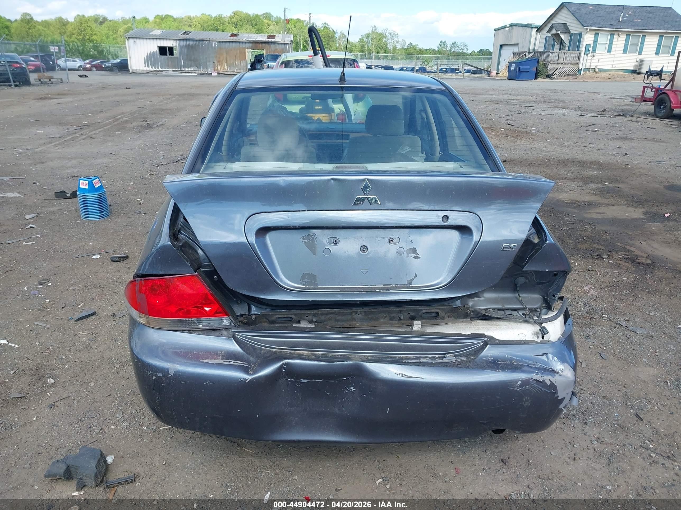 2007 Mitsubishi Lancer Es Gray vin: JA3AJ26EX7U017373