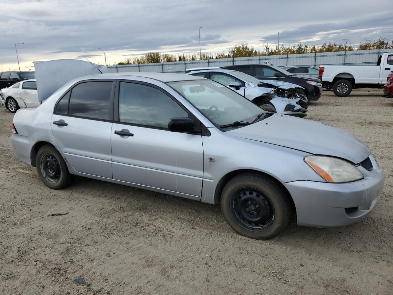 2003 Mitsubishi Lancer Ls Silver vin: JA3AJ36EX3U610764