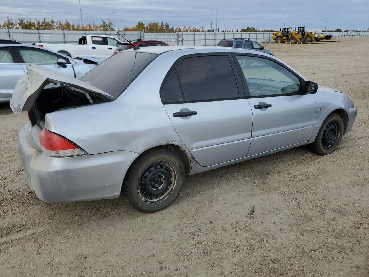 2003 Mitsubishi Lancer Ls Silver vin: JA3AJ36EX3U610764