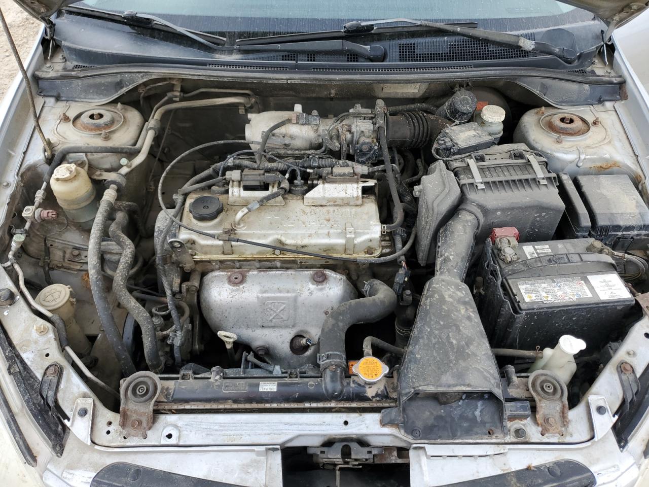 2003 Mitsubishi Lancer Ls Silver vin: JA3AJ36EX3U610764