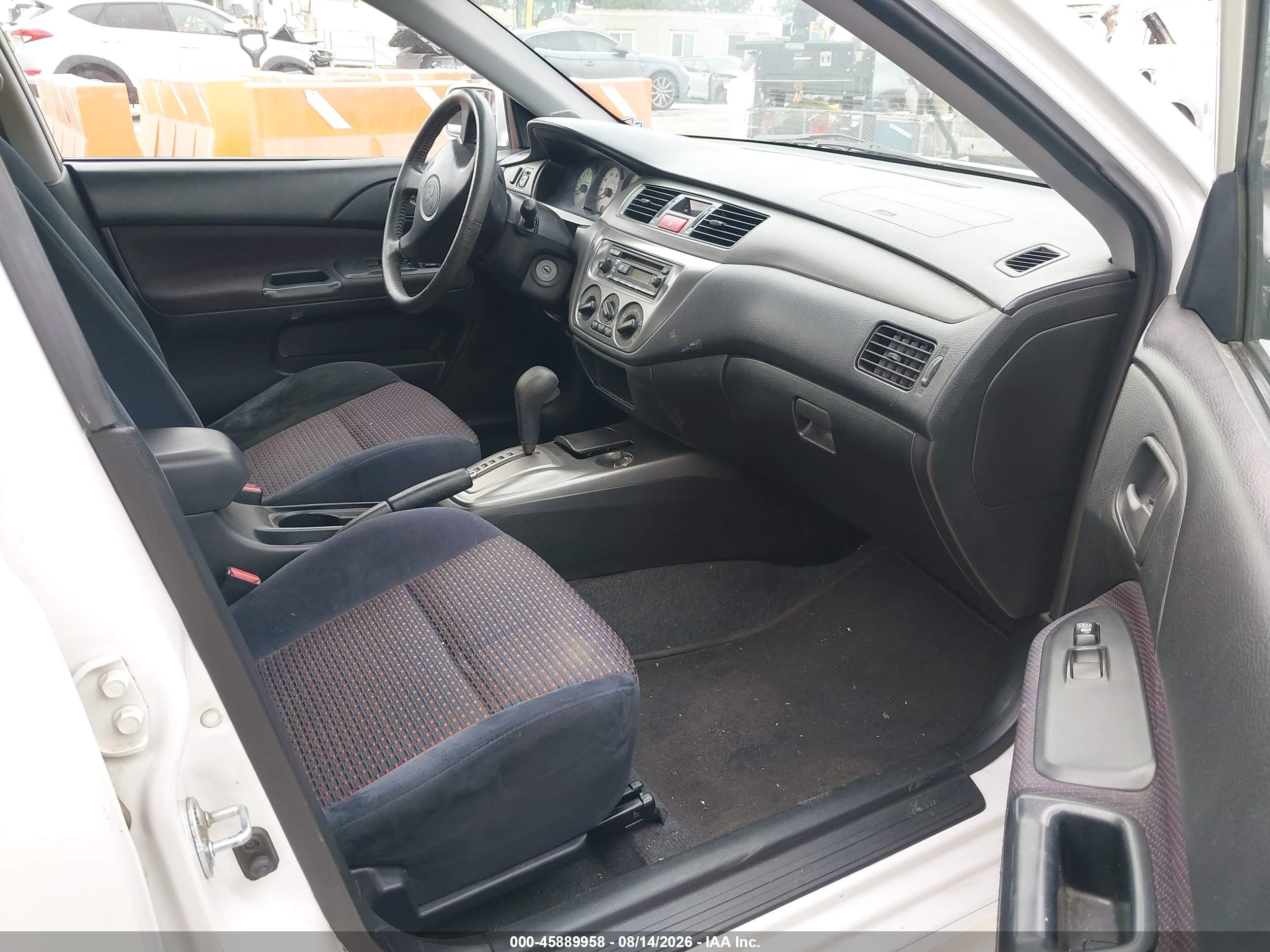 2005 Mitsubishi Lancer Ralliart White vin: JA3AJ66F15U006193
