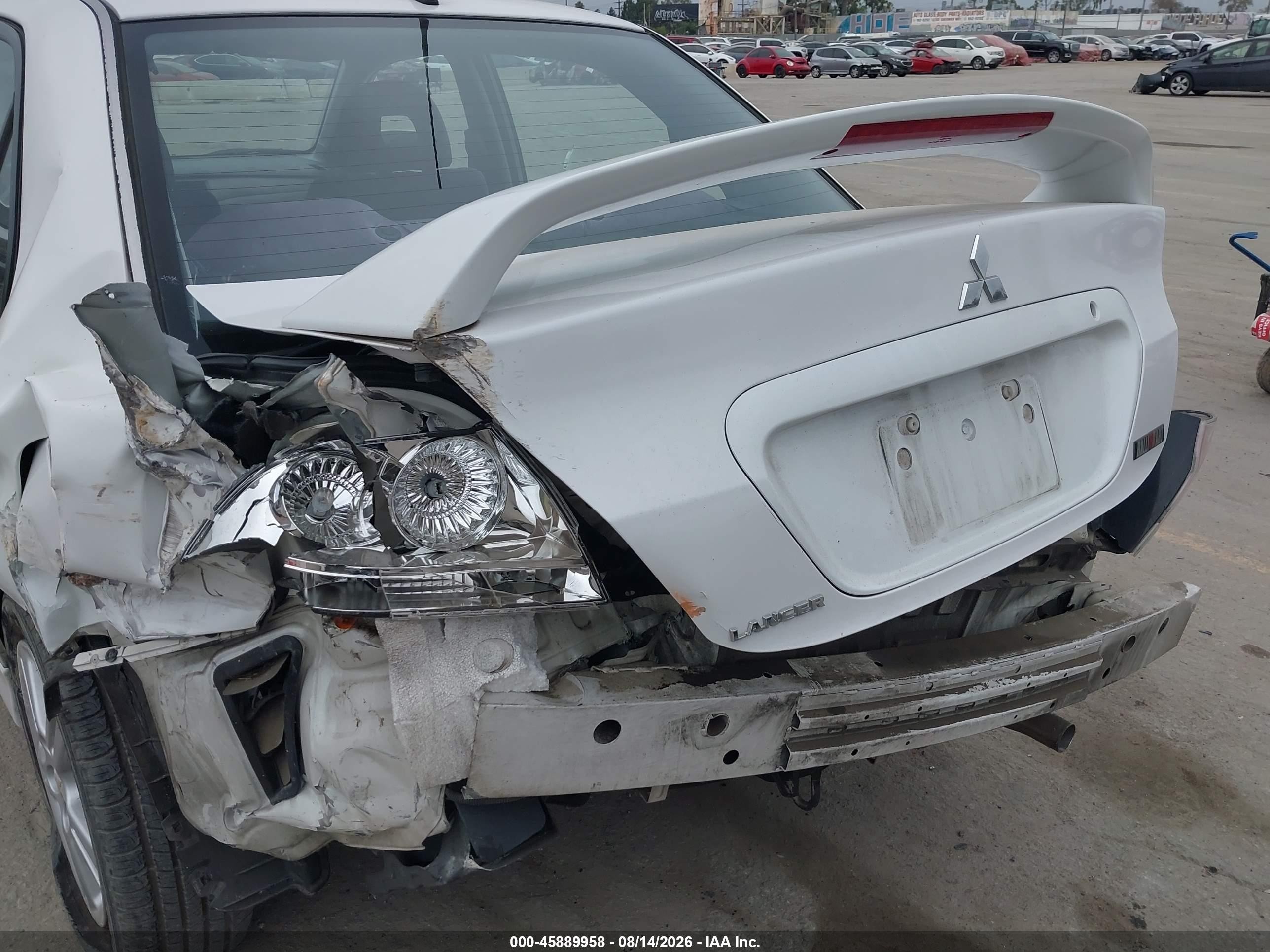 2005 Mitsubishi Lancer Ralliart White vin: JA3AJ66F15U006193