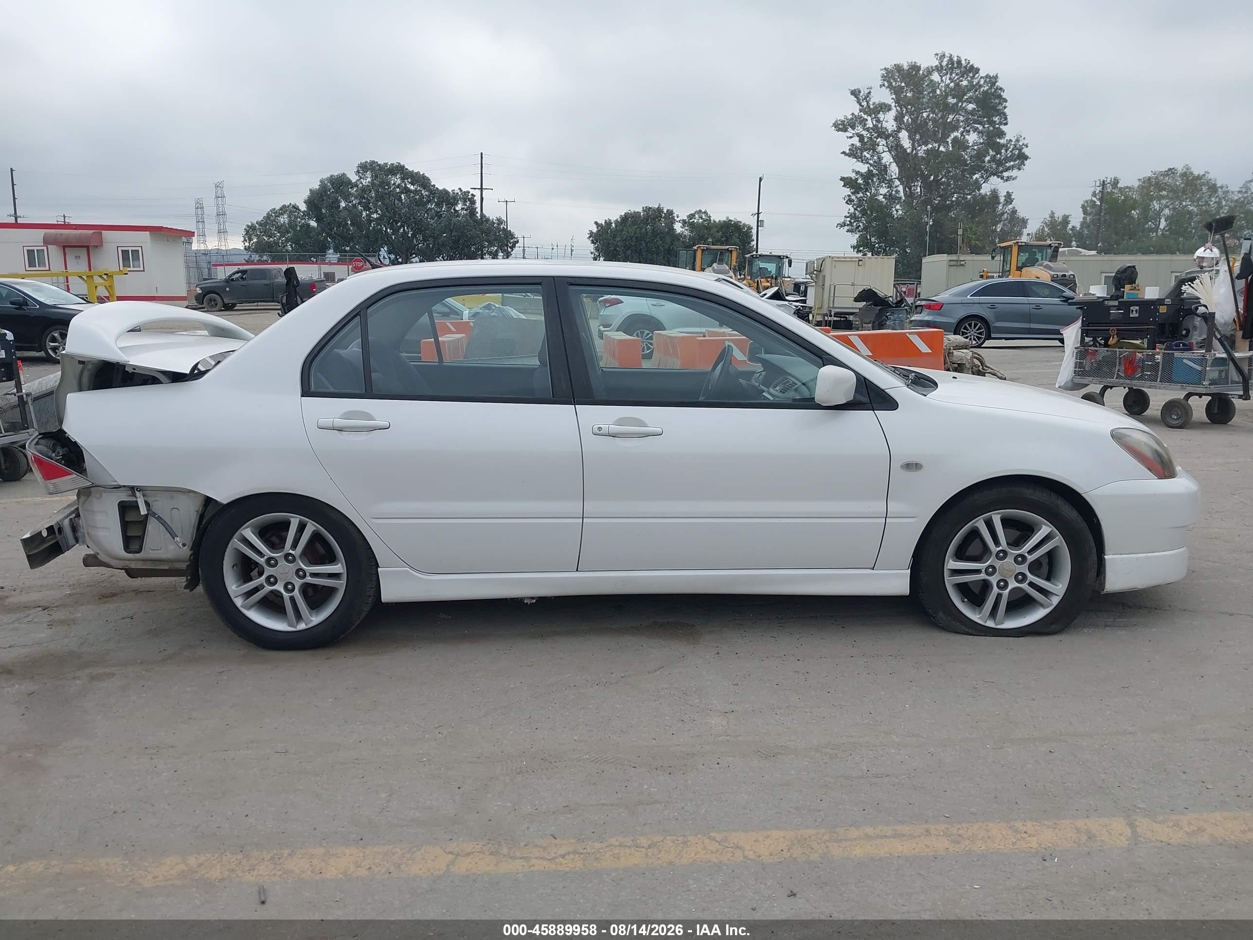 2005 Mitsubishi Lancer Ralliart White vin: JA3AJ66F15U006193