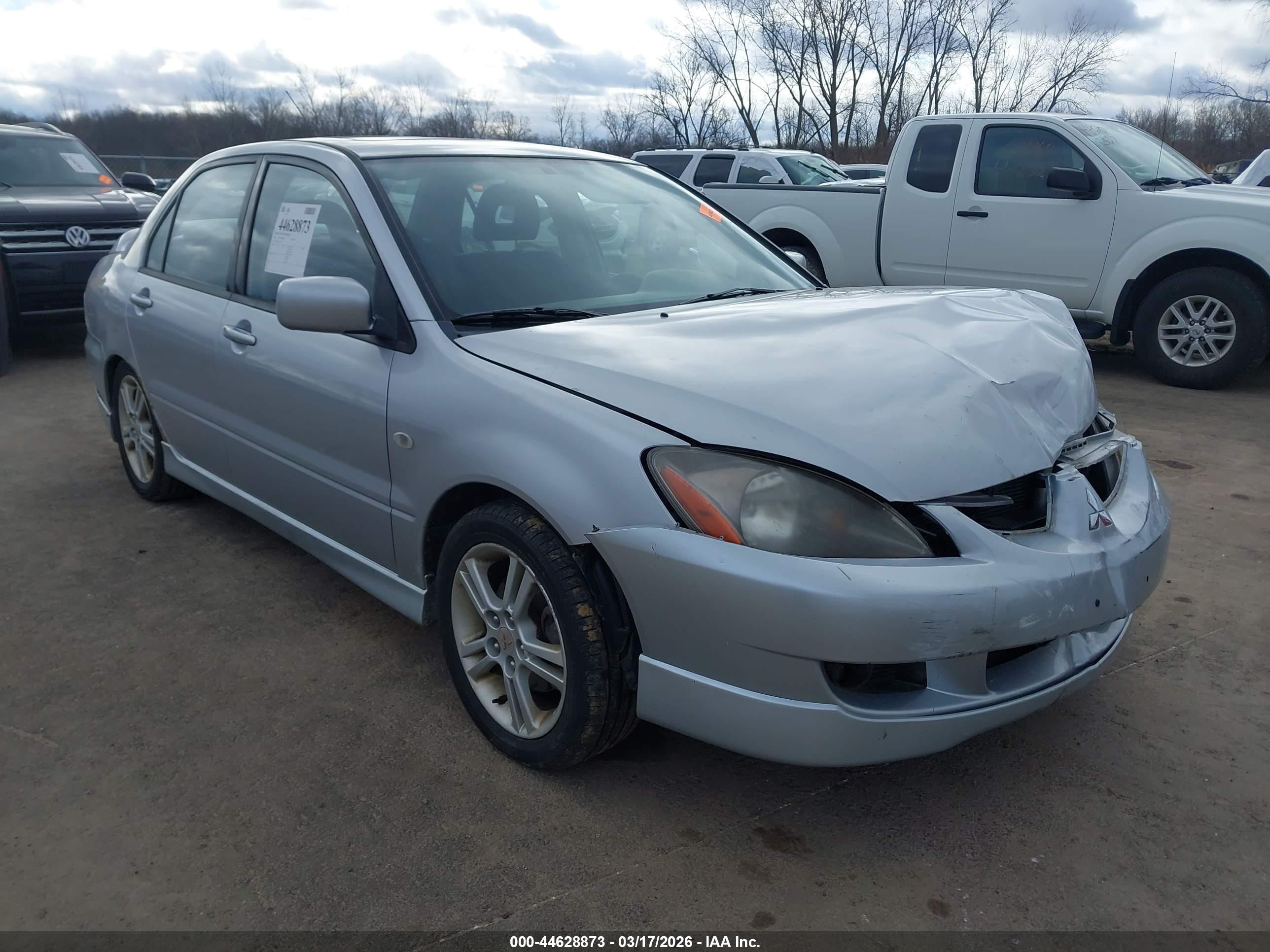 2004 Mitsubishi Lancer Ralliart Silver vin: JA3AJ66F24U033689