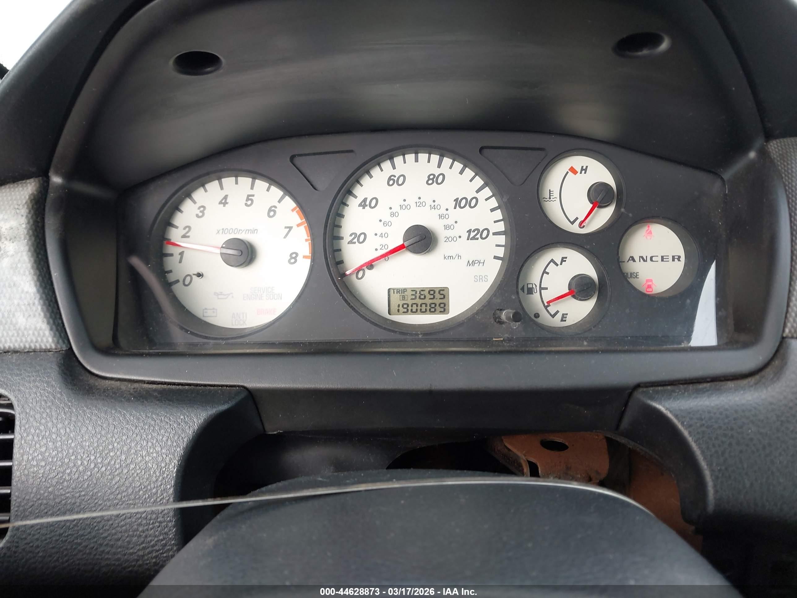 2004 Mitsubishi Lancer Ralliart Silver vin: JA3AJ66F24U033689