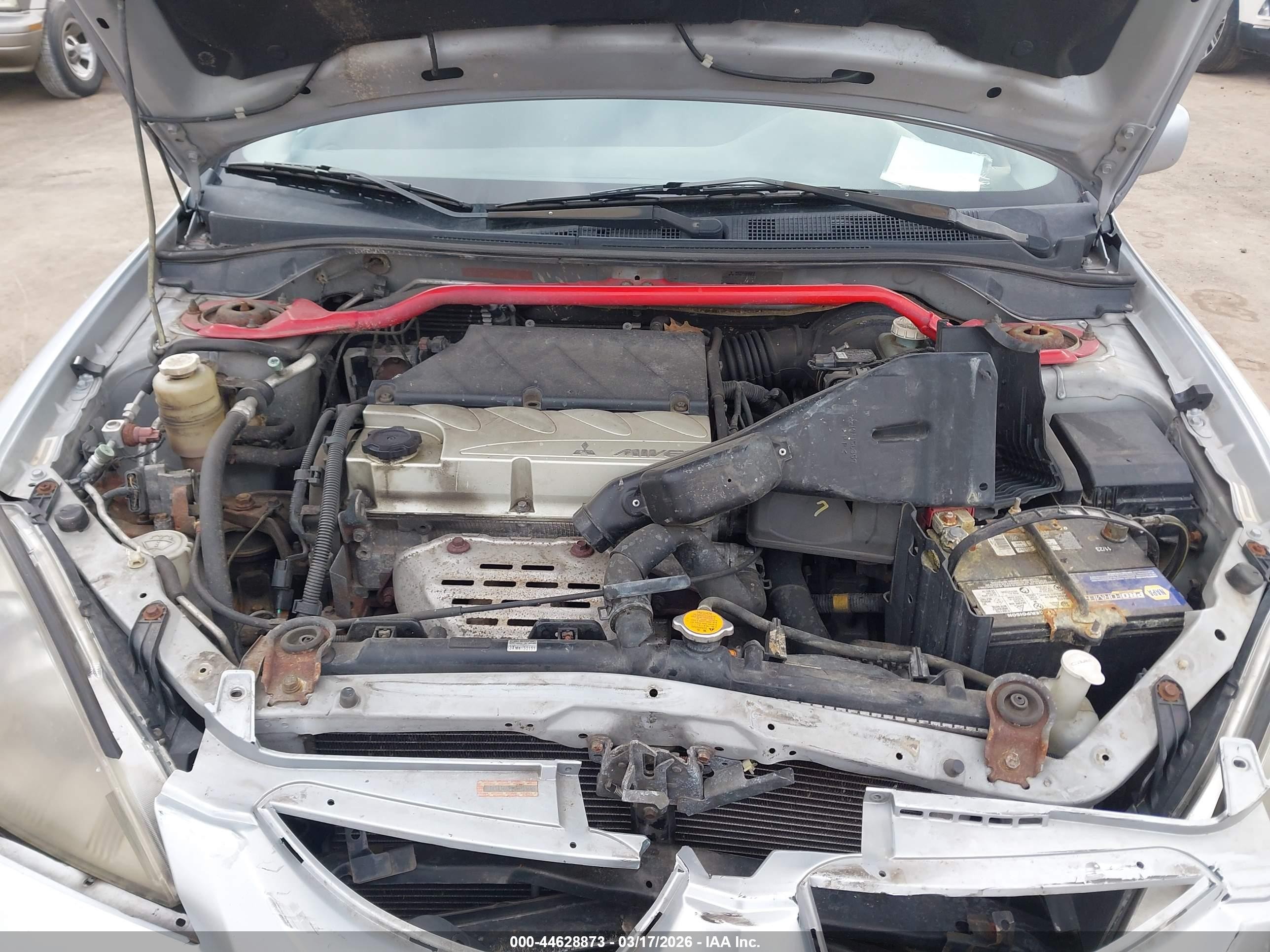 2004 Mitsubishi Lancer Ralliart Silver vin: JA3AJ66F24U033689