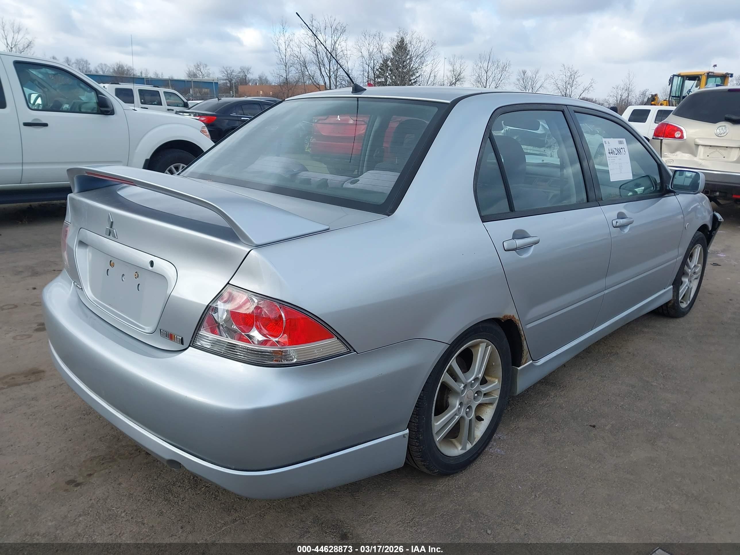 2004 Mitsubishi Lancer Ralliart Silver vin: JA3AJ66F24U033689
