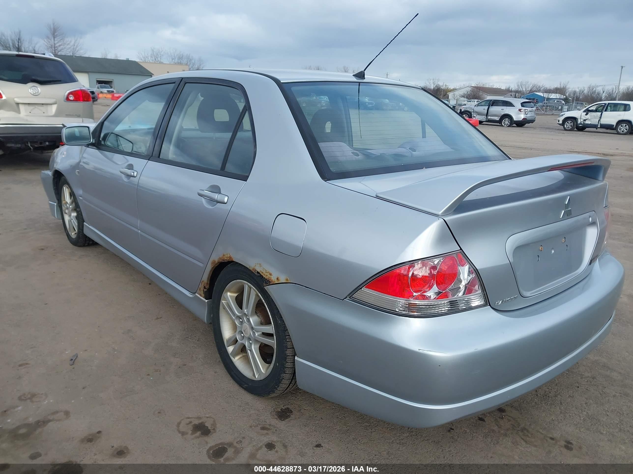 2004 Mitsubishi Lancer Ralliart Silver vin: JA3AJ66F24U033689