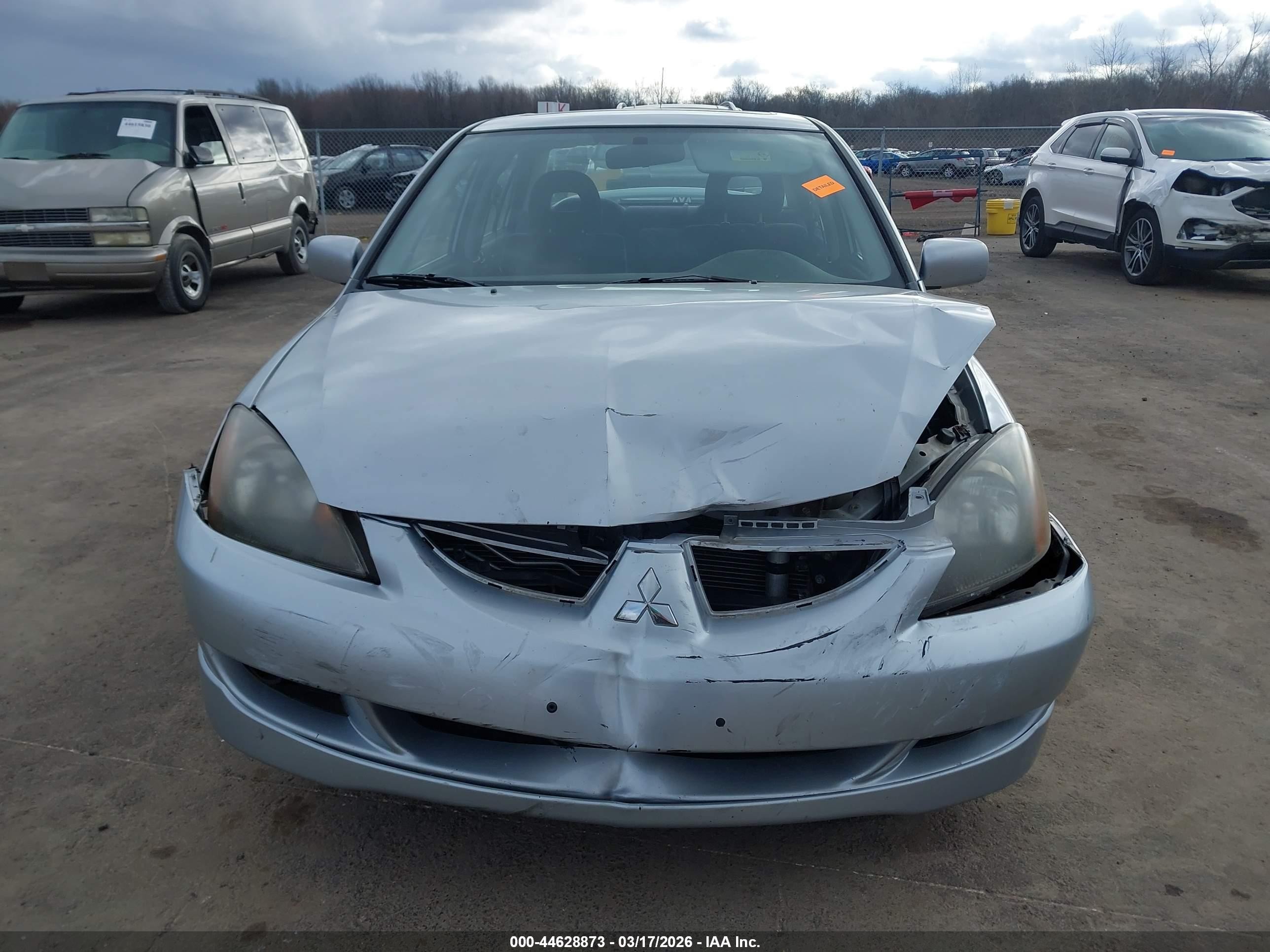 2004 Mitsubishi Lancer Ralliart Silver vin: JA3AJ66F24U033689
