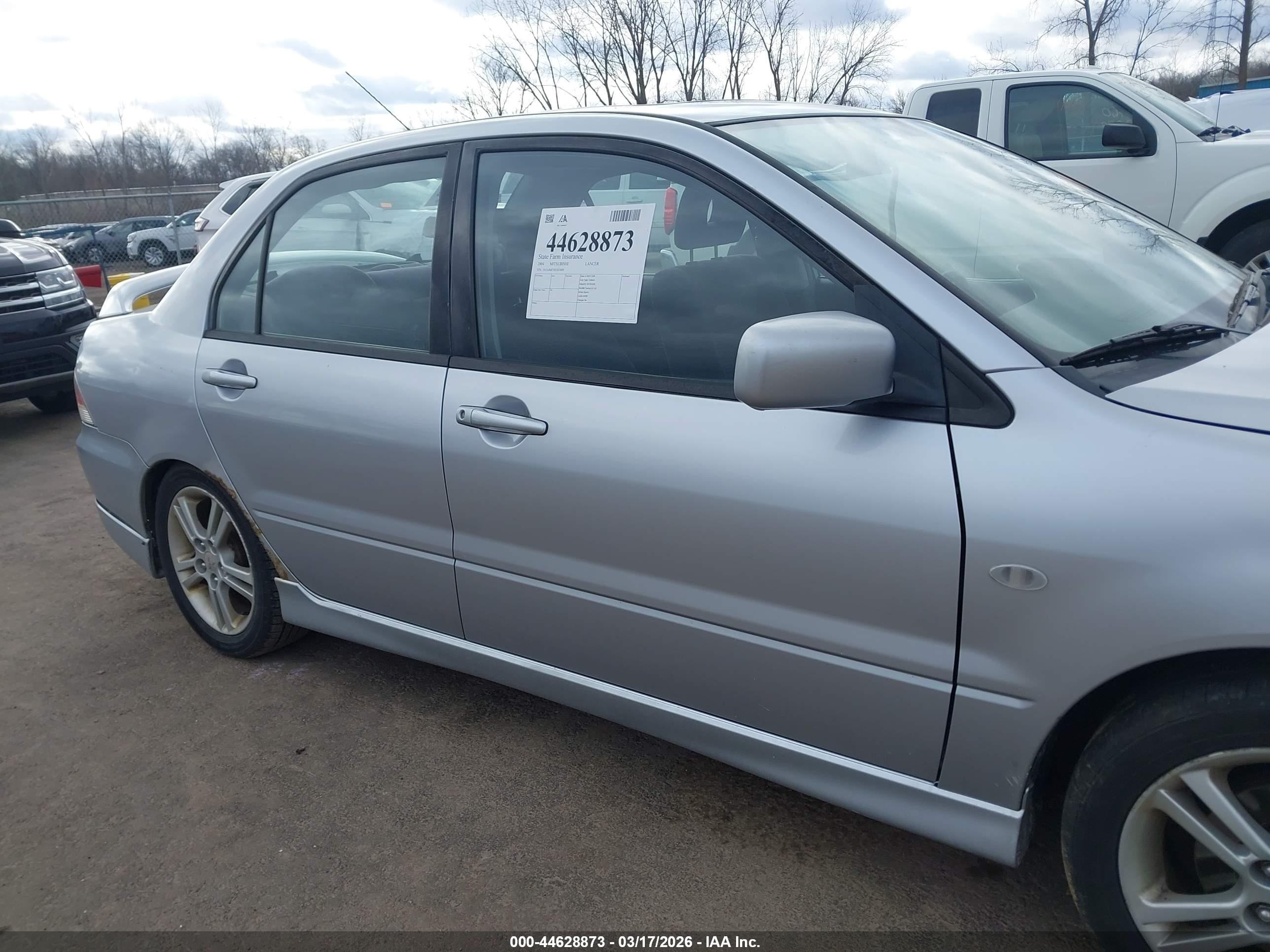 2004 Mitsubishi Lancer Ralliart Silver vin: JA3AJ66F24U033689