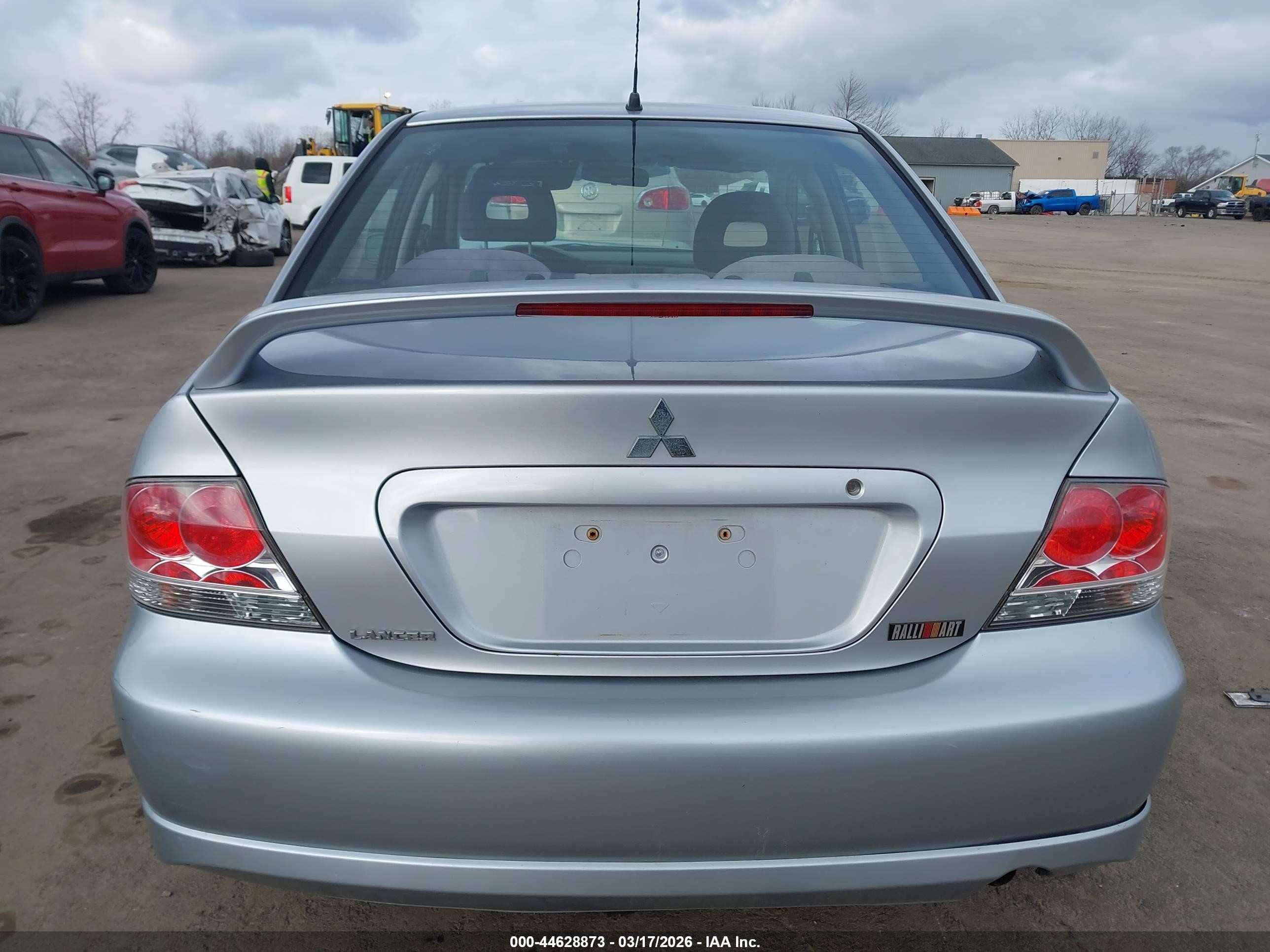 2004 Mitsubishi Lancer Ralliart Silver vin: JA3AJ66F24U033689