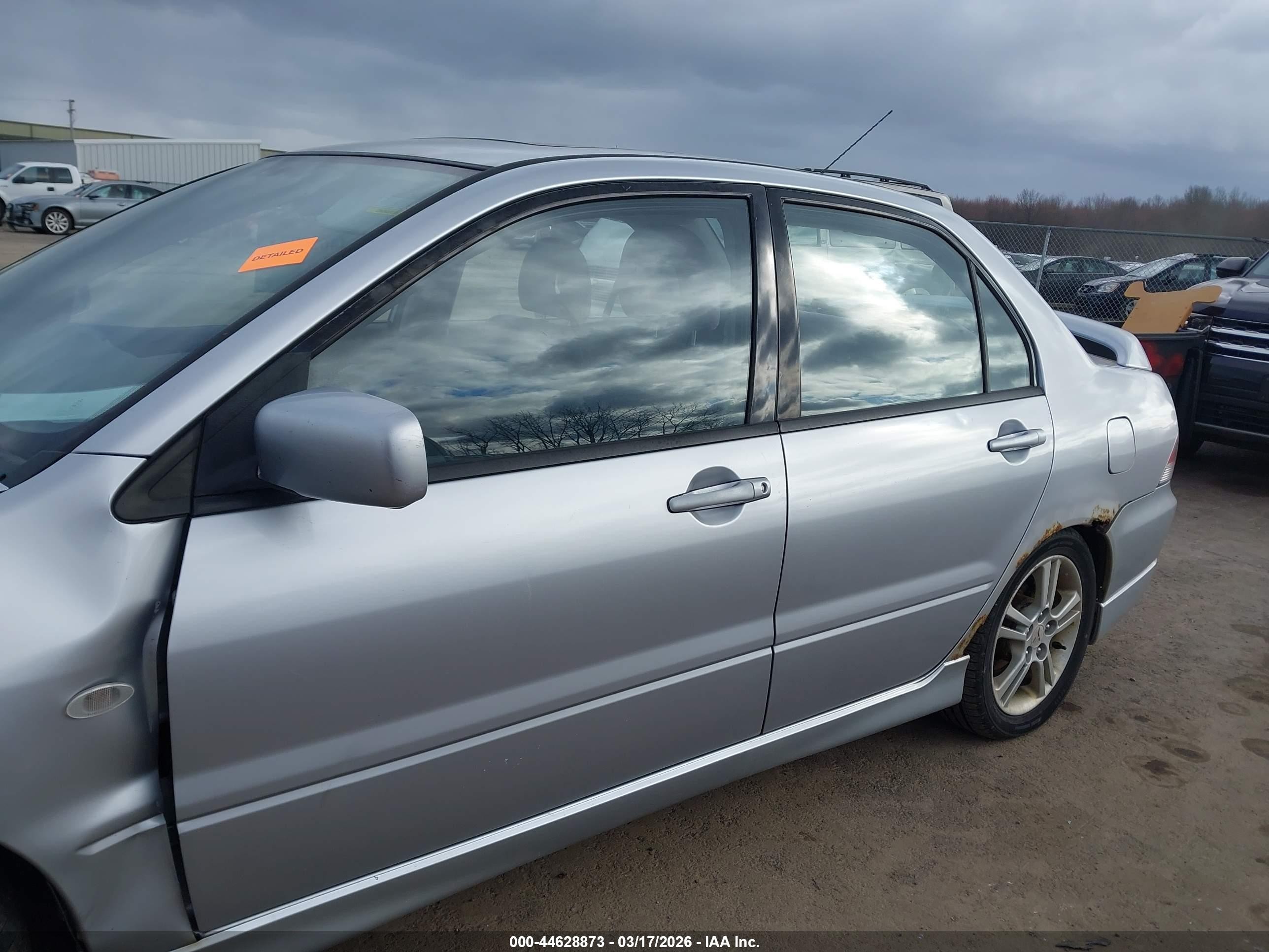 2004 Mitsubishi Lancer Ralliart Silver vin: JA3AJ66F24U033689