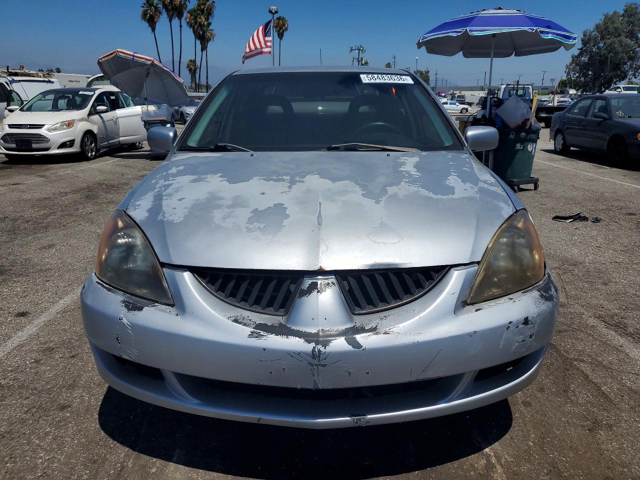 2004 Mitsubishi Lancer Ralliart Серебряный vin: JA3AJ66F84U046494