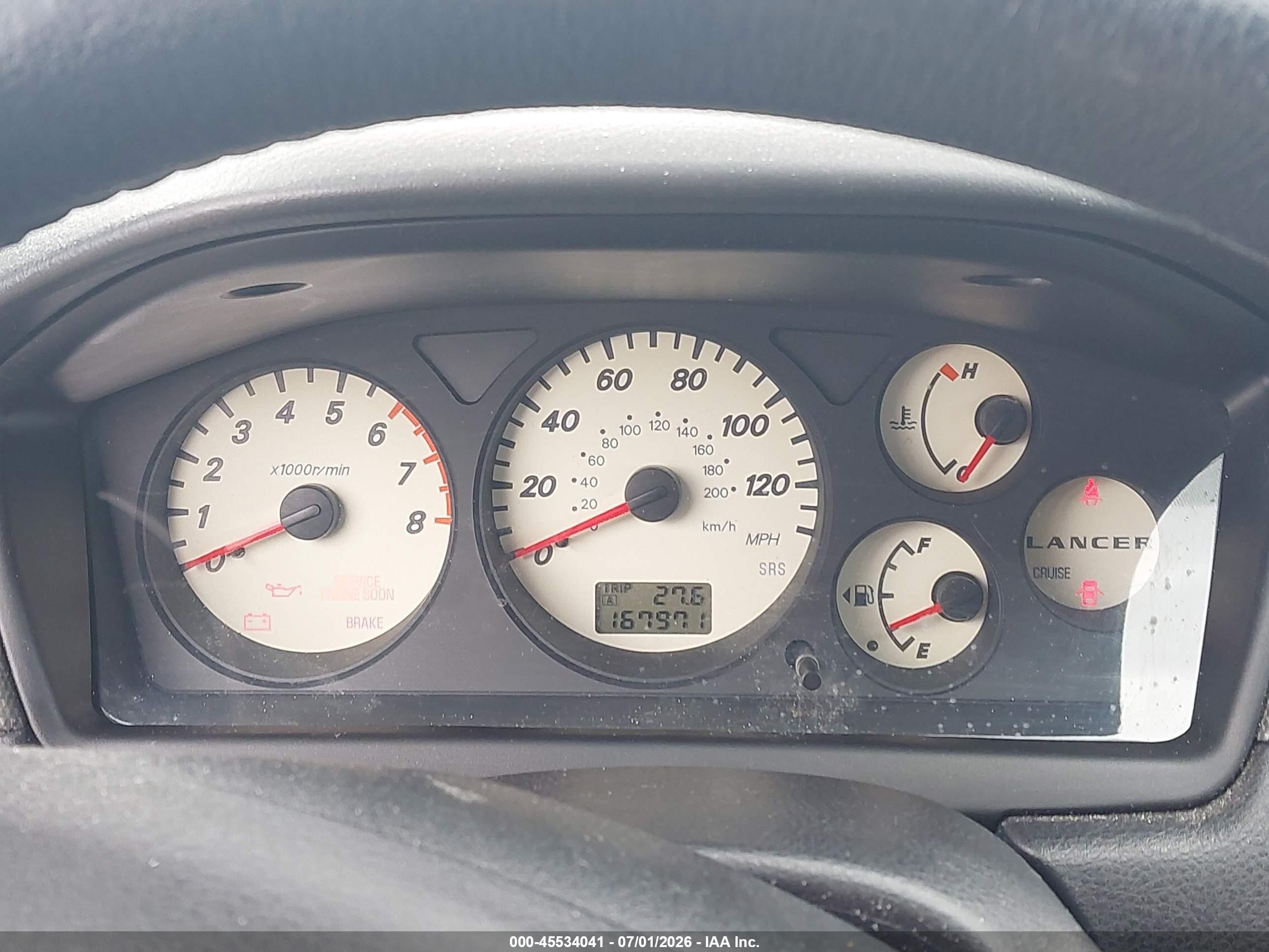 2004 Mitsubishi Lancer Oz Rally White vin: JA3AJ86E34U021070