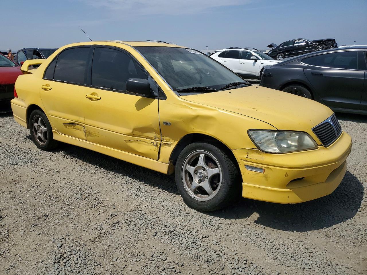 2003 Mitsubishi Lancer Oz Rally Желтый vin: JA3AJ86E53U094522