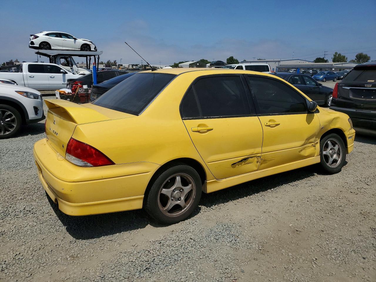 2003 Mitsubishi Lancer Oz Rally Желтый vin: JA3AJ86E53U094522
