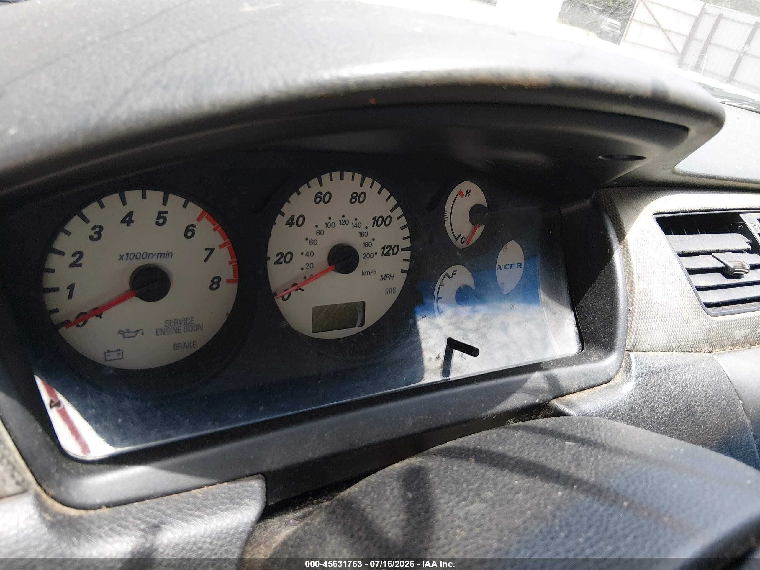 2004 Mitsubishi Lancer Oz Rally Black vin: JA3AJ86E54U030014