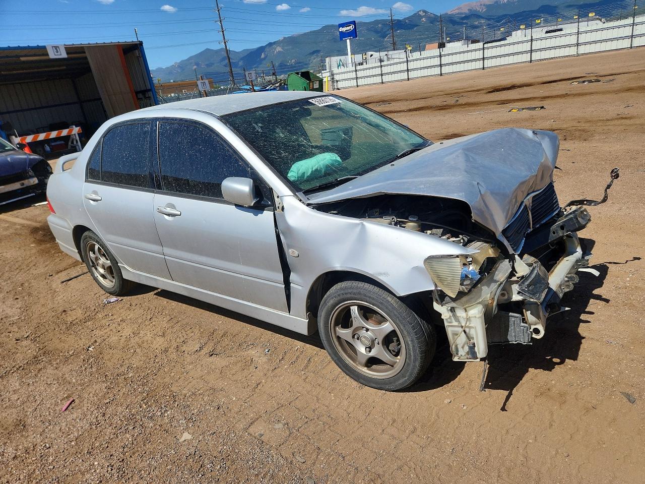 2002 Mitsubishi Lancer Oz Rally Silver vin: JA3AJ86E72U063593