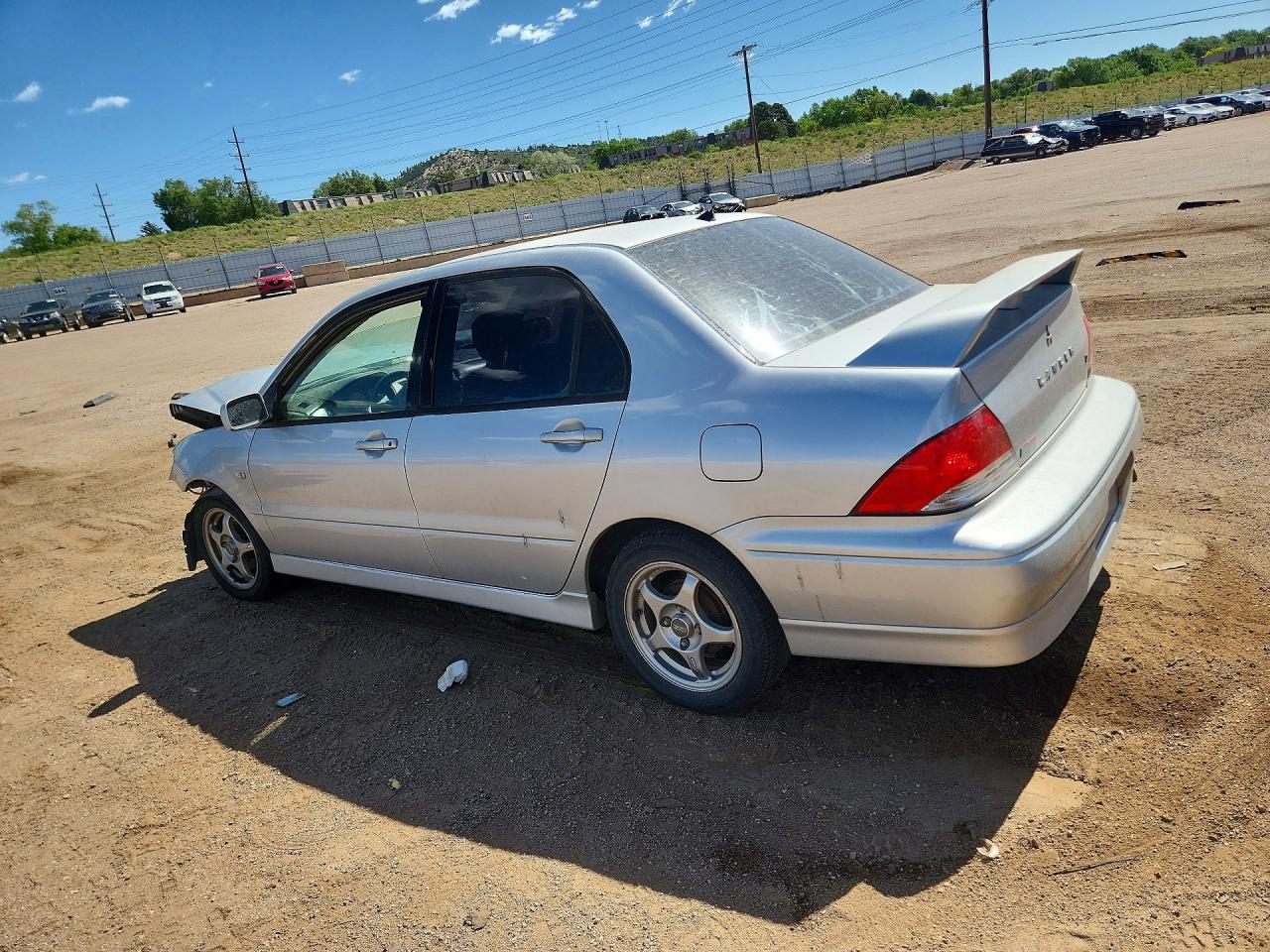 2002 Mitsubishi Lancer Oz Rally Silver vin: JA3AJ86E72U063593