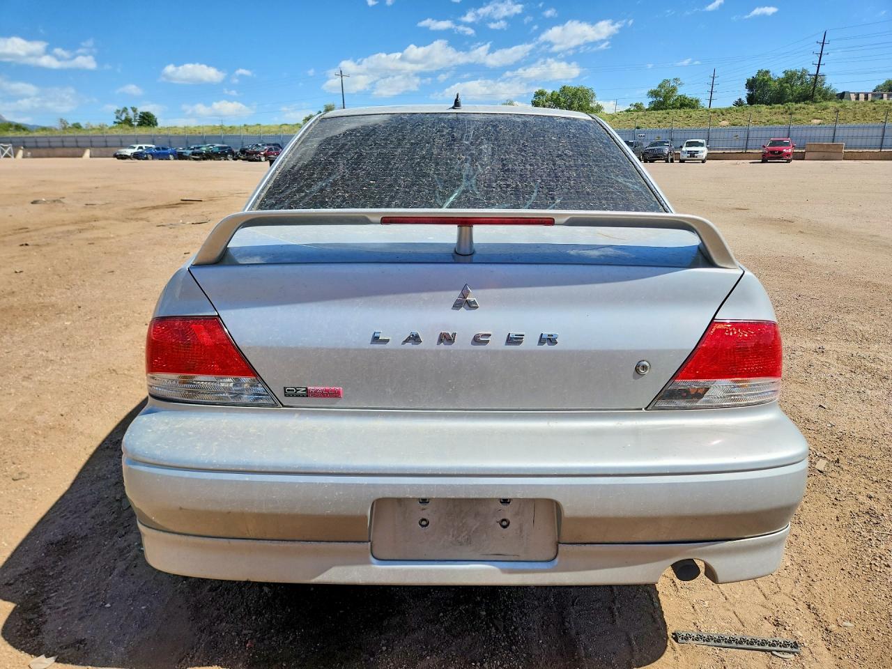 2002 Mitsubishi Lancer Oz Rally Silver vin: JA3AJ86E72U063593