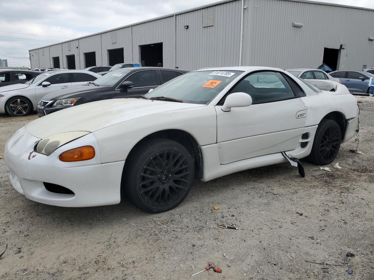 1998 Mitsubishi 3000 Gt White vin: JA3AM44H0WY003375
