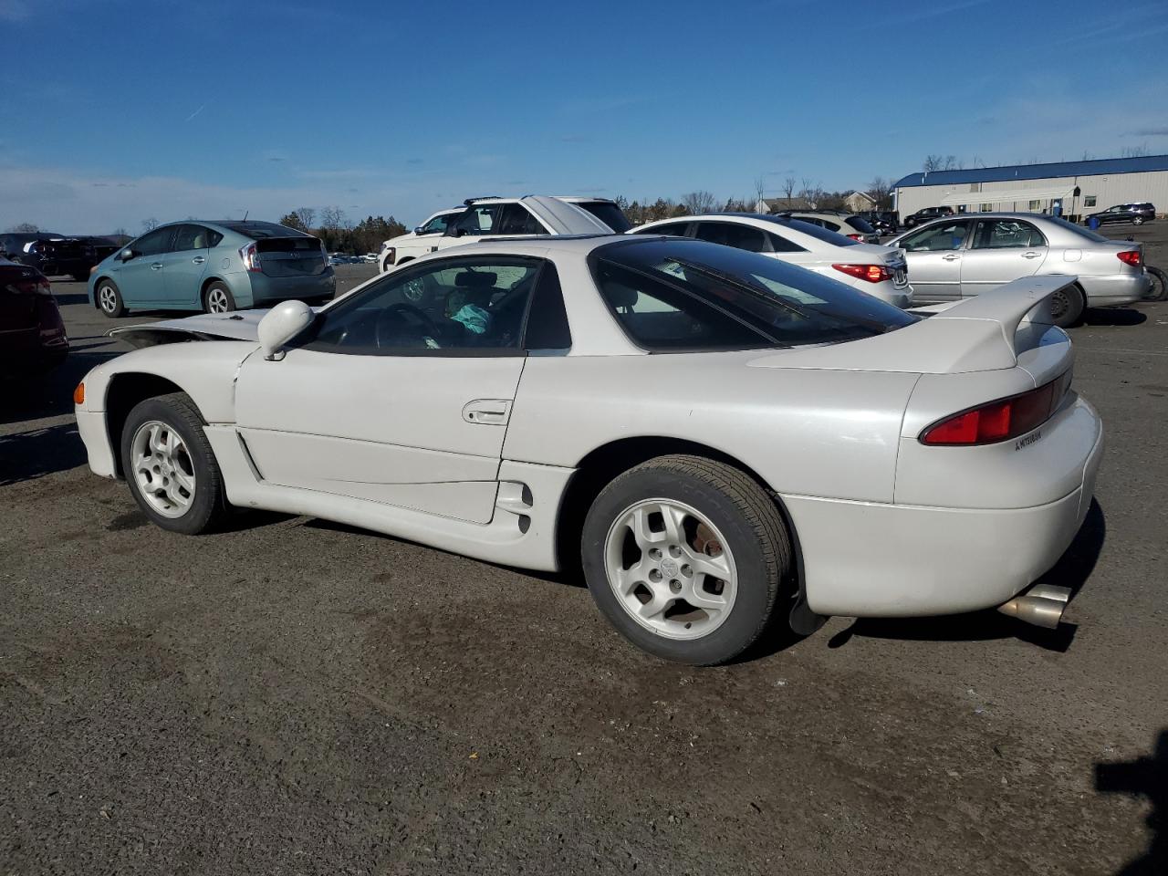 1998 Mitsubishi 3000 Gt White vin: JA3AM44H0WY003862