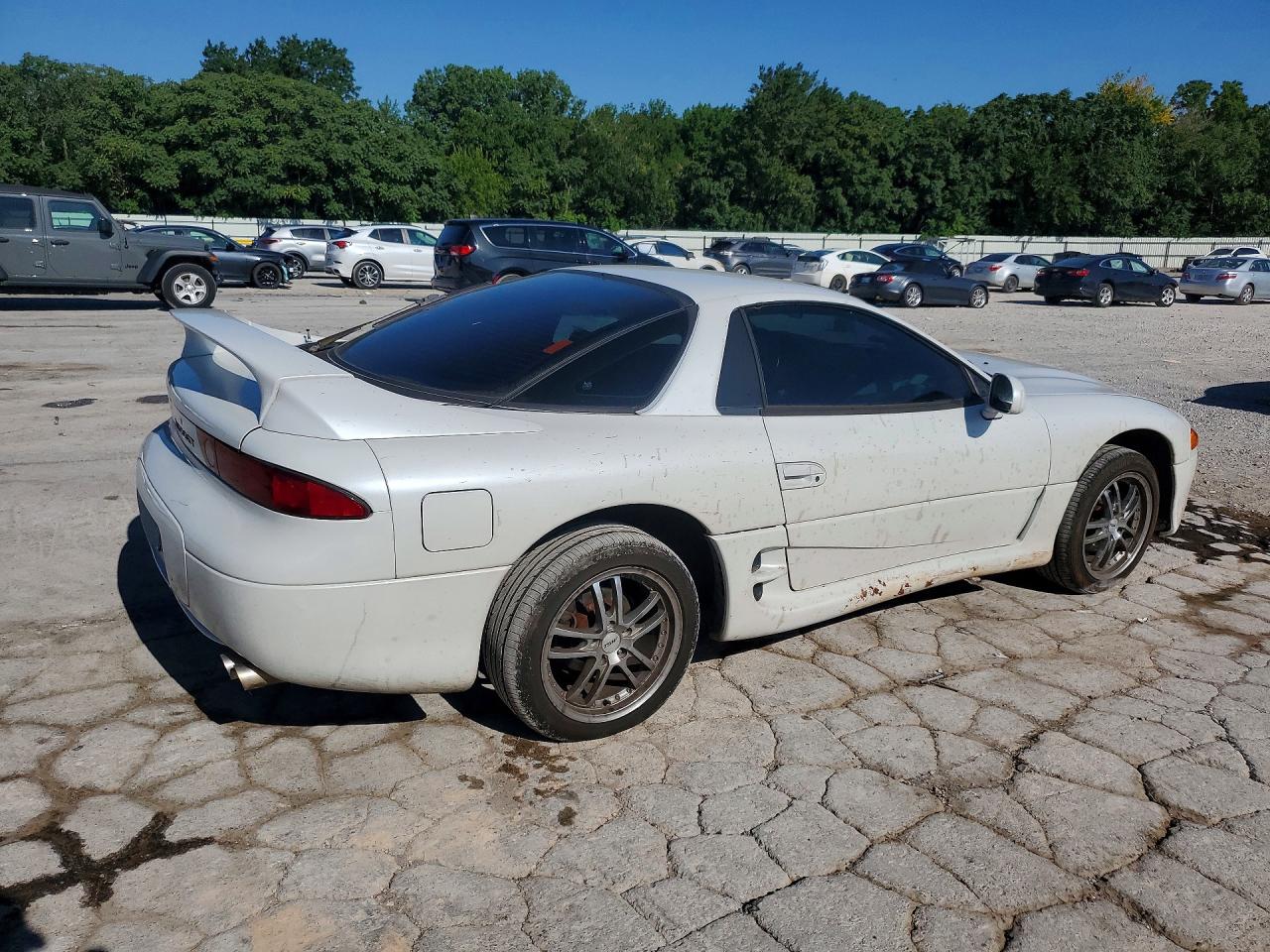 1998 Mitsubishi 3000 Gt White vin: JA3AM44H1WY001053