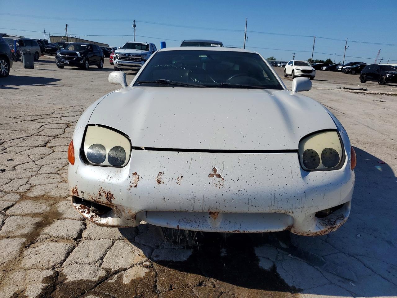 1998 Mitsubishi 3000 Gt White vin: JA3AM44H1WY001053