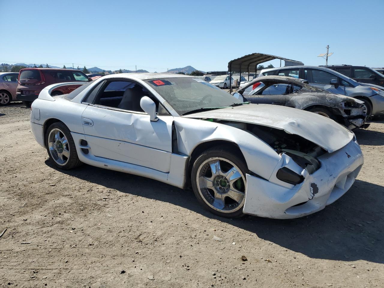 1998 Mitsubishi 3000 Gt    White vin: JA3AM44H2WY000610