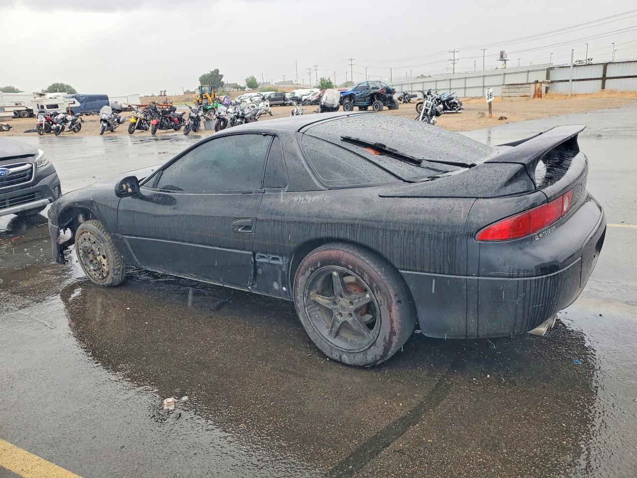 1997 Mitsubishi 3000 Gt Black vin: JA3AM44H3VY006379