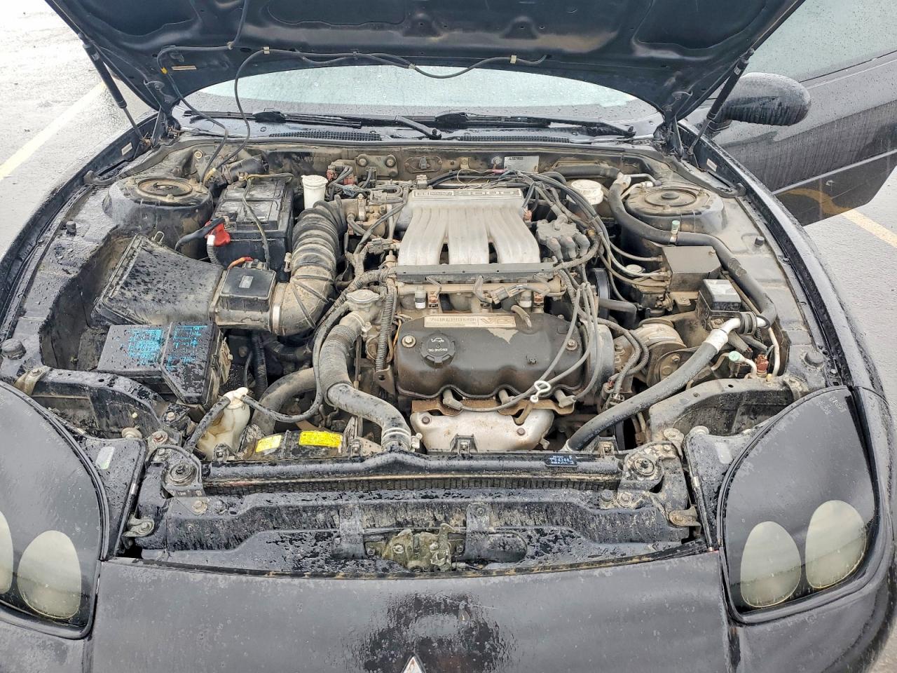 1997 Mitsubishi 3000 Gt Black vin: JA3AM44H3VY006379
