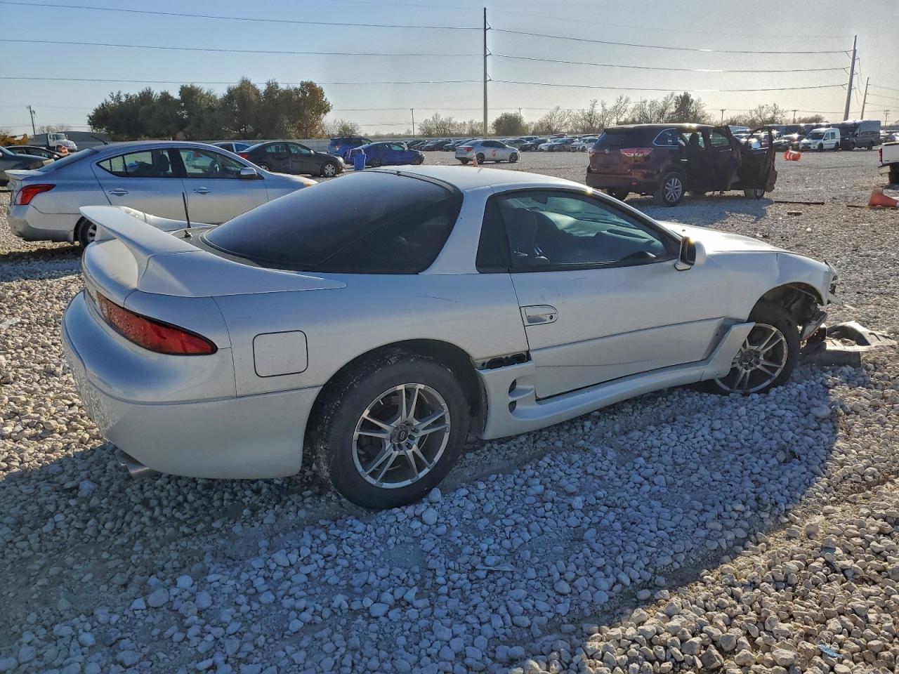 1998 Mitsubishi 3000 Gt White vin: JA3AM44H3WY000728